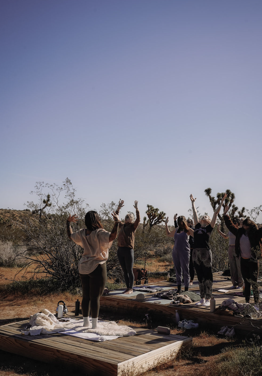 Joshua Tree retreat moment