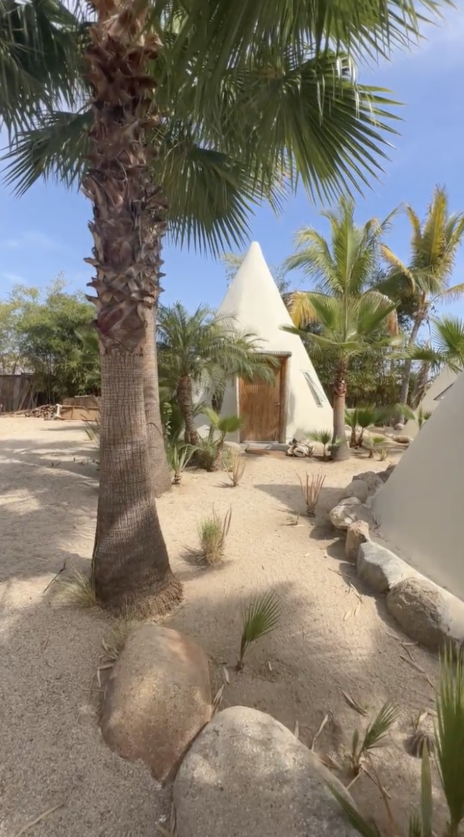 Todos Santos property teepee and grounds